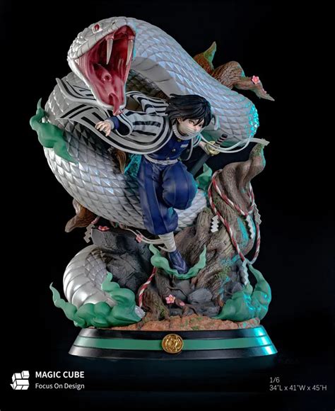 Iguro Obanai Snake Pillar Figure Demon Slayer Kimetsu No Yaiba Resin