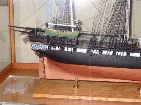 Uss Constitution Stern Gallery Of Completed Kit Built Ship Models