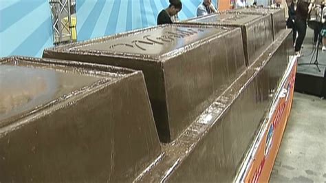 Worlds Biggest Chocolate Bar Created To Encourage Good Nutrition Fox
