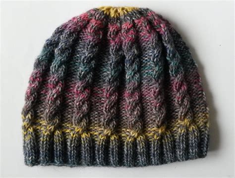Cable Knit Beanie Classic Aran Hat Handknit Beanie Original Design