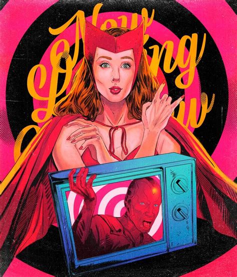 Wandavision Art By Diberkato Marvel Art Marvel Posters Scarlet