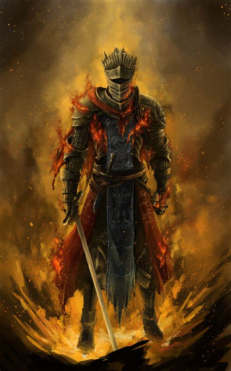 Dark Souls 3 Fanart Red Knight Brennan Liu Dark Souls Wallpaper