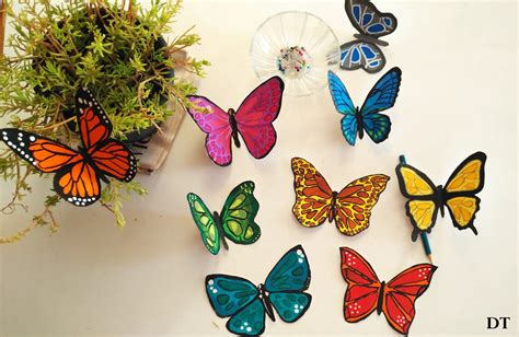 How To Make Realistic Butterfly Diy Decor Ideas Part 2