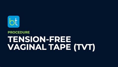 Tension Free Vaginal Tape TVT Procedure Prep BackTable OBGYN