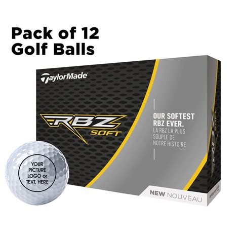 12 New Taylormade Rbz Soft Custom Design Golf Balls Pack Of Etsy