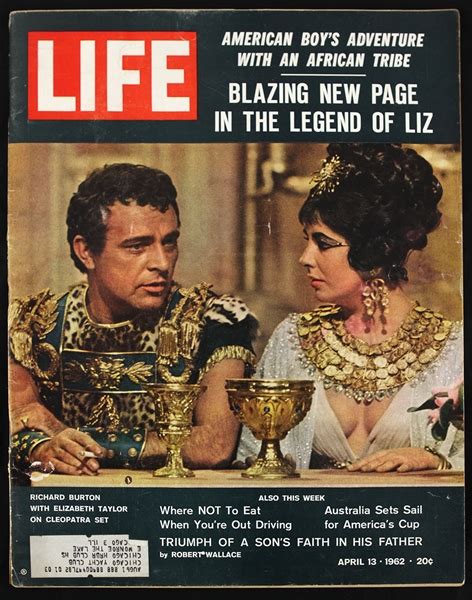 Lot Detail 1962 Life Magazine W Elizabeth Taylor And Richard Burton