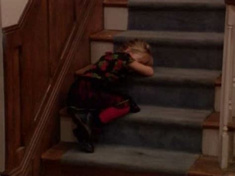 Michelle Sleeping On The Stairs Another Opening Another No Show