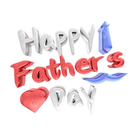 Fathers Day 3d Images Hd Happy Father Day 3d Blue With Red Heart