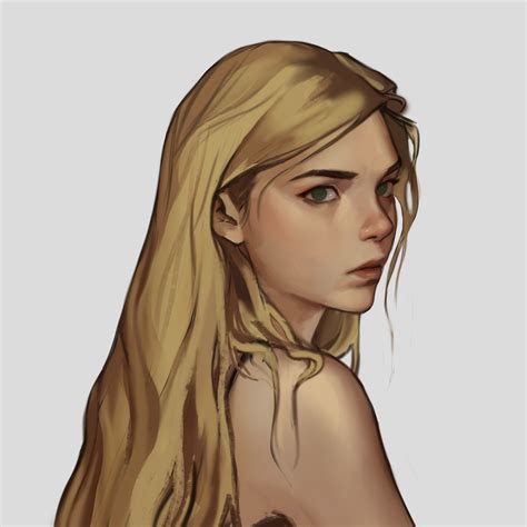 Tumblr Character Portraits Blonde Hair Characters Female Character