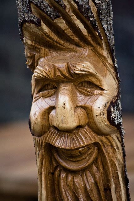 Wooden Face Flickr Photo Sharing