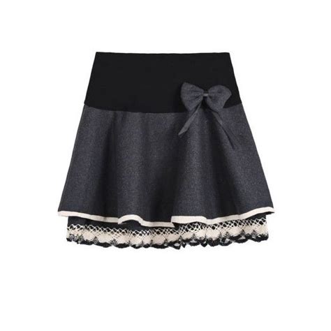 Grey Elastic Waist Bow Skirt Look Fashion Fashion Beauty Fashion