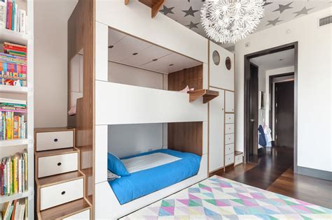 This Triple Bunk Bed Was Designed With Storage And Stairs