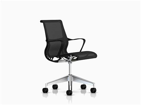 An original design by studio 7.5, this ergonomic office chair is manufactured by herman miller. Setu Chair - Herman Miller