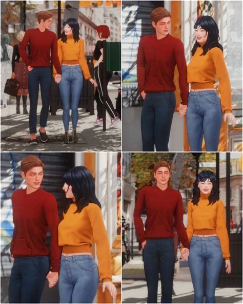 Hey Everyone Today Im Releasing This Cutesy Couple Walking Pose Pack