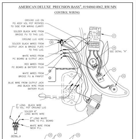 American Deluxe Precision Bass Wiring Diagram Wiring Diagram