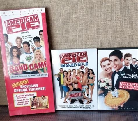 AMERICAN PIE 3 DVD Lot Band Camp Naked Mile American Wedding 11 89