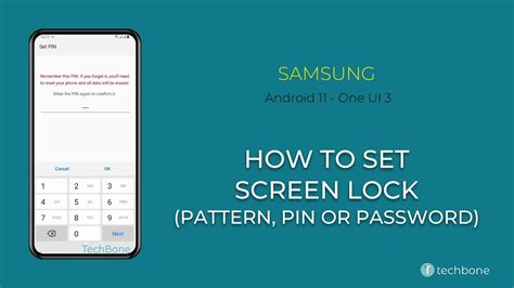 How To Set Screen Lock With Pattern Pin Or Password Samsung Android