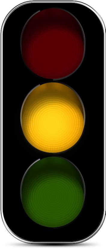 Lights Clipart Yellow Traffic Light Png Download Full Size