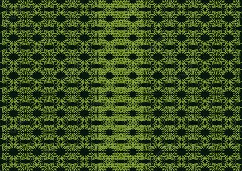 Modern Green Batik Background Powerpoint Themes