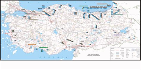 Türkiye Haritası Yol | DenkBilgi.com