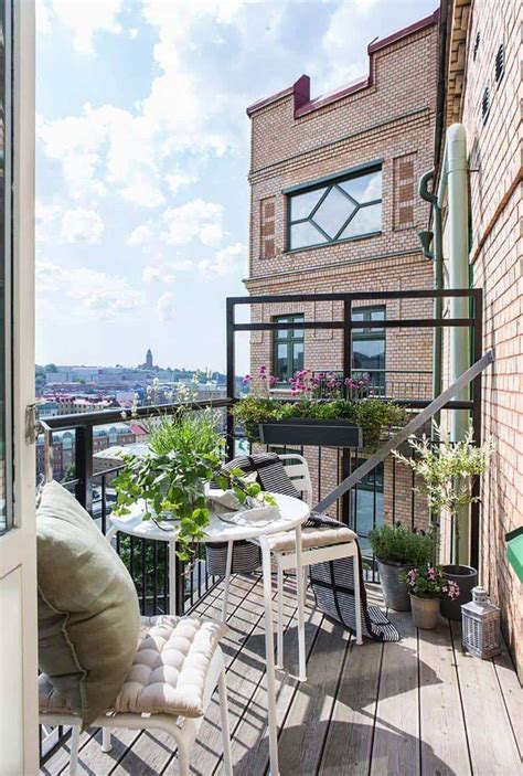33 Incredibly Inspiring Scandinavian Style Outdoor Balcony