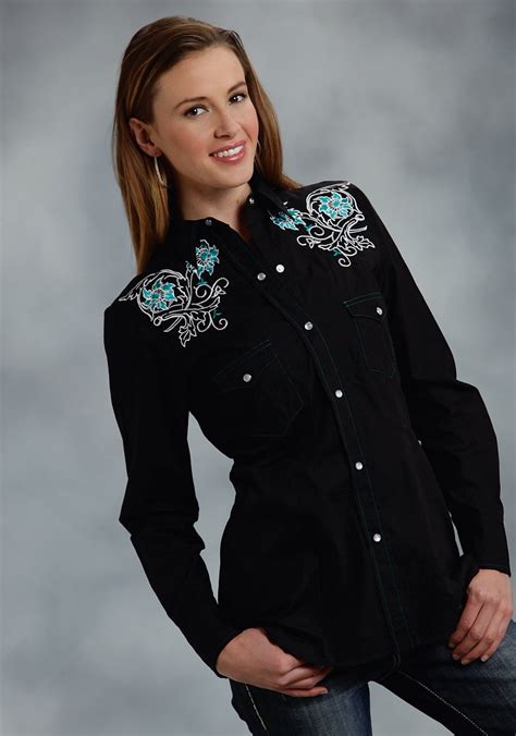Womens Embroidered Western Shirt Reno Western Wear Outfits