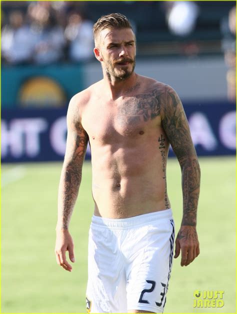 David Beckham Shirtless At Galaxy Game Photo 2676960 Brooklyn