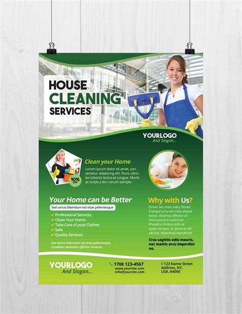 Cleaning Services Is Free Psd Flyer Template To Download This Free Psd