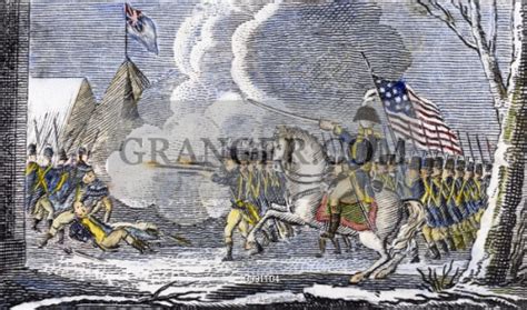 Image Of Battle Of Trenton 1776 General George Washington Leading