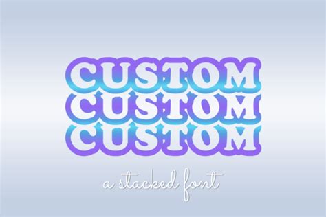 Custom Font By Wadlen Creative Fabrica