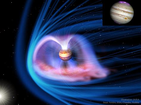 Apod 2016 April 6 Auroras And The Magnetosphere Of Jupiter