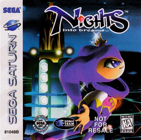Nights Into Dreams 1996 Sega Saturn Box Cover Art Mobygames