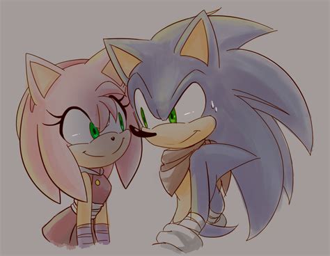 Amy Smiles By Myly14 On Deviantart Sonic And Amy Sonic Art Sonic