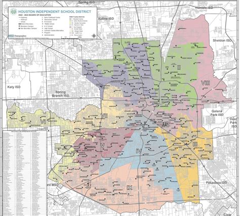 Houston Isd Redraws Trustee District Boundaries To Reflect Population