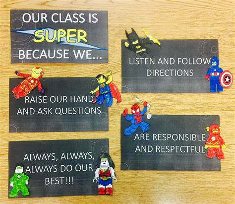 Superhero Classroom Rules Superhero Classroom Superhero Classroom