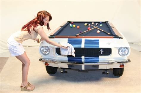 1965 shelby gt 350 pool table