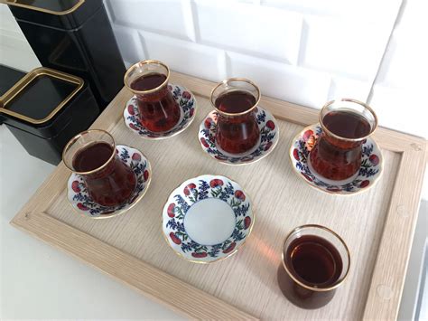 Turkish Tea Cups Turkish Tea Set Glass Tea Cup Turkish Tea Etsy