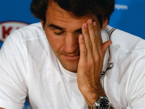 Australian Open 2014 Floored Roger Federer Complains At Rafael Nadals