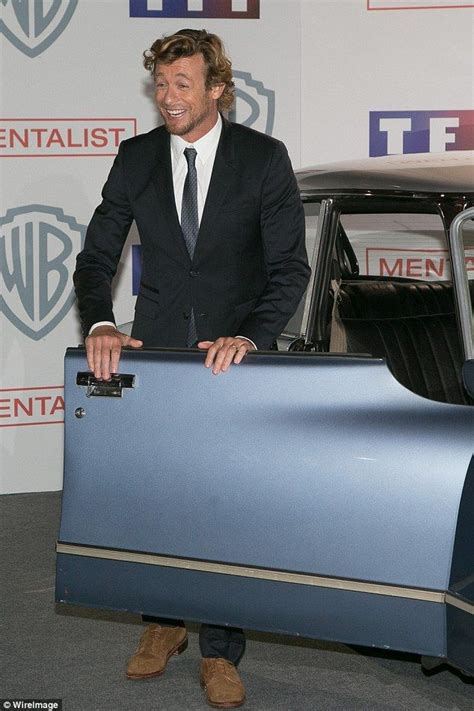 Aussie Hunk Simon Baker Attends Photo Call For The Mentalist In France