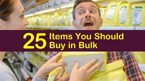 25 Items You Should Buy In Bulk