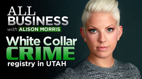 White Collar Crime Registry In Utah Youtube