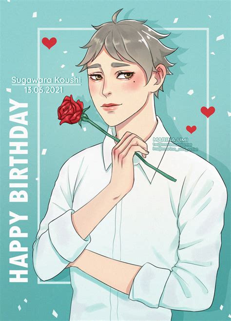 Sugawara Birthday Fanart Haikyuu By Marina Umi On Deviantart