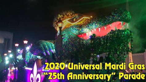 And to ensure guests were getting the authentic tastes of new orleans biggest festival, universal's. 25 Anniversary Mardi Gras Parade at Universal Orlando ...