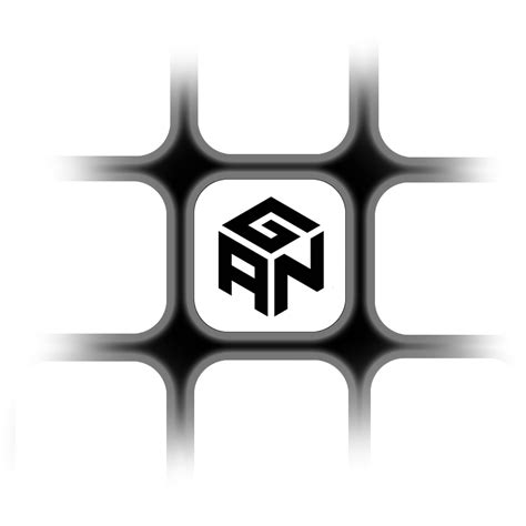 Gan Cube Logo Sticker For 3x3 Rubiks Cube Black Edition Lazada Ph