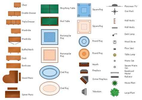 Bed Floor Plan Symbols