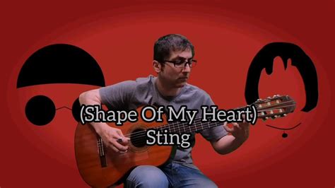 Shape Of My Heart Sting Pick Style Guitar Solo Youtube
