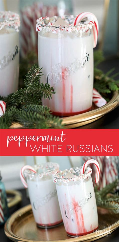 It would be unfair to talk about christmas desserts and forget about weight watchers. Delicious Peppermint White Russian Christmas cocktail ...