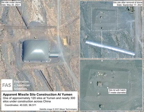 A Closer Look At Chinas Missile Silo Construction Federation Of