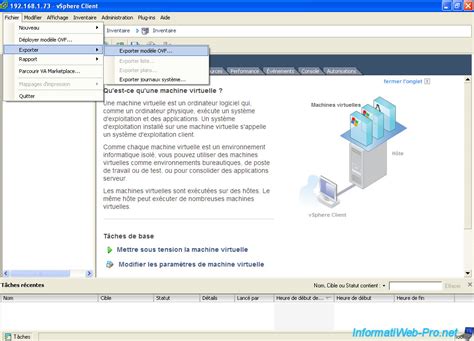 Import And Export Virtual Machines To Ovf With Vmware Esxi 50 Vmware