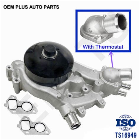 water pump for 07 15 silverado 1500 gmc envoy hummer chevy trailblazer 6 0l 5 3l 735980702254 ebay